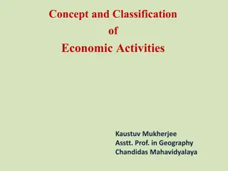 Understanding Economic Activities and Their Classification
