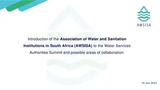 AWSISA Introduction to Water Services Authorities Summit