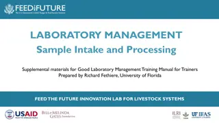 Laboratory Sample Intake and Processing Procedures