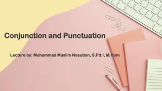 Understanding Conjunctions and Punctuation in Grammar