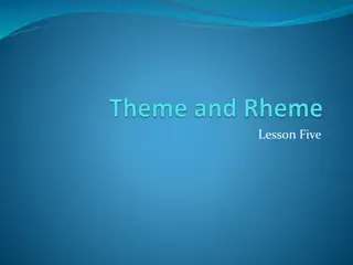 Understanding Theme and Function in Language