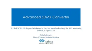 Enhancing Data Exchange for SDG Monitoring with Advanced SDMX Converter