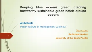 Creating Trustworthy Green Hotels Around Oceans