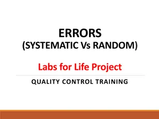 Understanding Errors in Quality Control Training