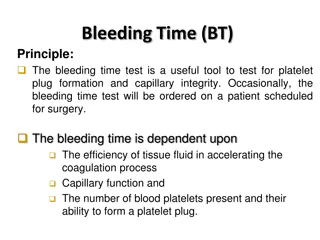 Understanding Bleeding Time and Coagulation Time Tests