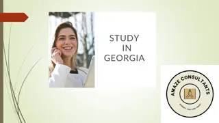 Study Opportunities in Georgia: Courses, Eligibility, and Admission Details