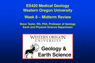 Medical Geology and Environmental Health Studies at Western Oregon University