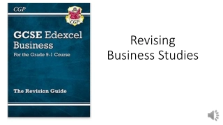 Revising Business Studies