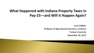 Property Tax Trends in Indiana: A Historical Overview