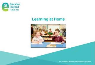 Importance of Learning at Home for Scottish Learners