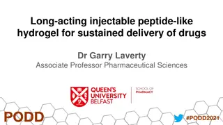 Long-Acting Injectable Peptide-Like Hydrogel for Sustained Drug Delivery