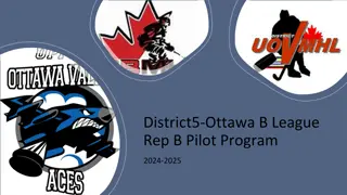 Ottawa B League Rep B Pilot Program 2024-2025 Season Details