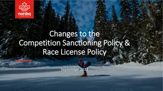 Race License Policy Race License Policy