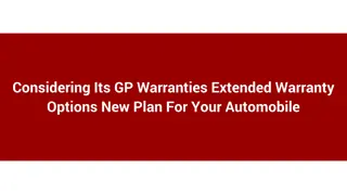 Explore Extended Warranty Options for Your Automobile with GP Warranties' New Plans
