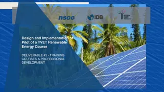 Stand-Alone Labs for Renewable Energy Training Courses