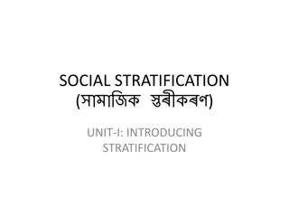 SOCIAL STRATIFICATION