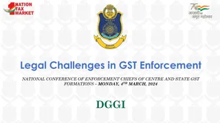 Legal Challenges in GST Enforcement