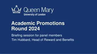 Academic Promotions  Round 2024