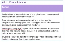 Understanding Purity in Chemistry Through Formulations and Chromatography