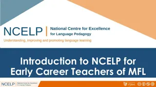 Enhancing Language Pedagogy: NCELP Guidance for Early Career MFL Teachers