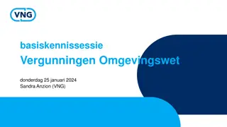 basiskennissessie  Vergunningen Omgevingswet