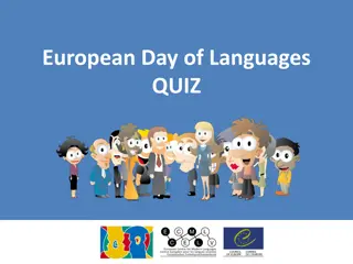 European Day of Languages QUIZ