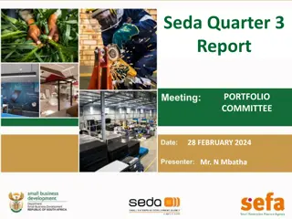 Seda Quarter3 Report