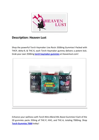 NYB Jelly THCA Live Sugar Blend THC Gummies | 6000 MG -  Heaven Lust