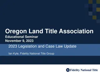 Oregon Land Title Association