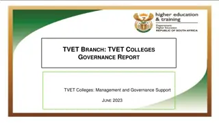 TVET Colleges Governance Report Summary June 2023