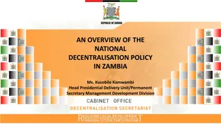 Decentralisation Policy in Zambia: Enhancing Local Development Through Citizen Participation