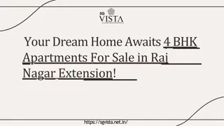 4 BHK Apartments for Sale in Raj Nagar Extension 9654999222