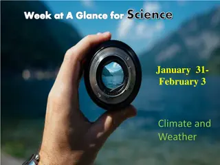 Science Week at a Glance: Climate and Weather Insights