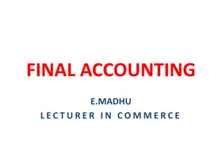 Fundamentals of Financial Accounting: Concepts, Conventions, and Cycle