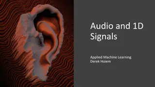 Understanding Audio and 1D Signals in Machine Learning