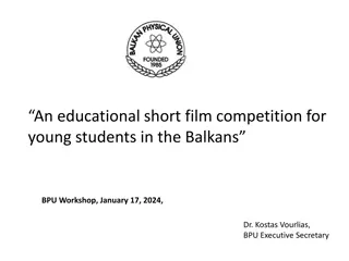 Balkans Young Students' Physics Film Competition 2024