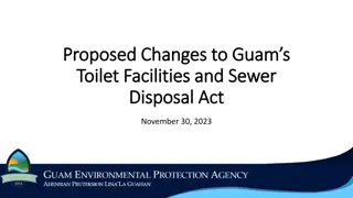 Proposed Changes to Guam's Toilet Facilities and Sewer Disposal Act