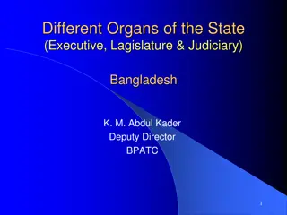 Understanding the Different Organs of the State in Bangladesh