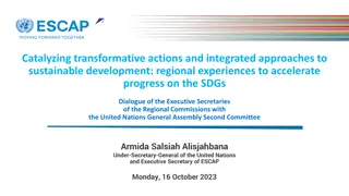 Regional Experiences in Sustainable Development for Accelerating SDGs Progress