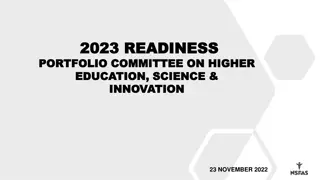 Overview of 2023 Higher Education Funding Projections