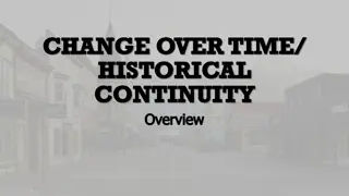 Understanding Historical Continuity and Change Over Time
