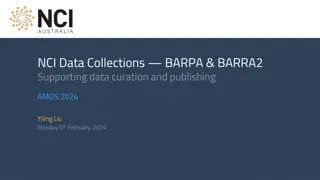 NCI Data Collections BARPA & BARRA2 Overview