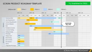 Scrum Product Roadmap Template and Project Report Disclaimer