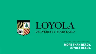 Financial Aid and Loan Information at Loyola University Maryland