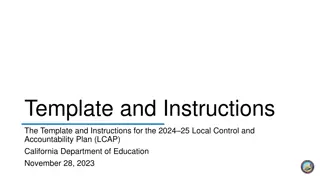 Overview of 2024-25 LCAP Template and Instructions