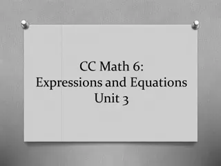 Constructing and Analyzing Function Tables: CC Math 6 Expressions and Equations Unit 3