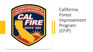 California Forest Improvement Program (CFIP) Overview