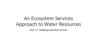 An Ecosystem Services Approach to Water Resources