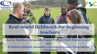 Real-world fieldwork for beginning teachers