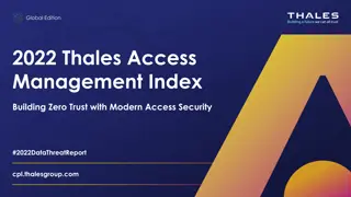 2022 Thales Access Management Index